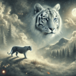 호랑이 꿈 해몽, 회색 호랑이 꿈, 집 안에 호랑이 꿈