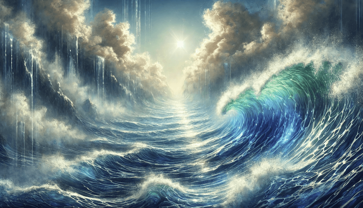 바다 꿈 해몽 7가지｜맑은 바닷물과 높은 파도가 의미하는 감정과 변화의 흐름