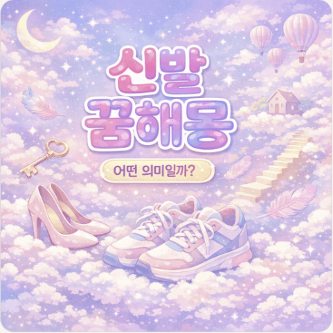 신발 꿈해몽 27가지, 신발 잃어버리는 꿈부터 새 신발 신는 꿈까지 총정리